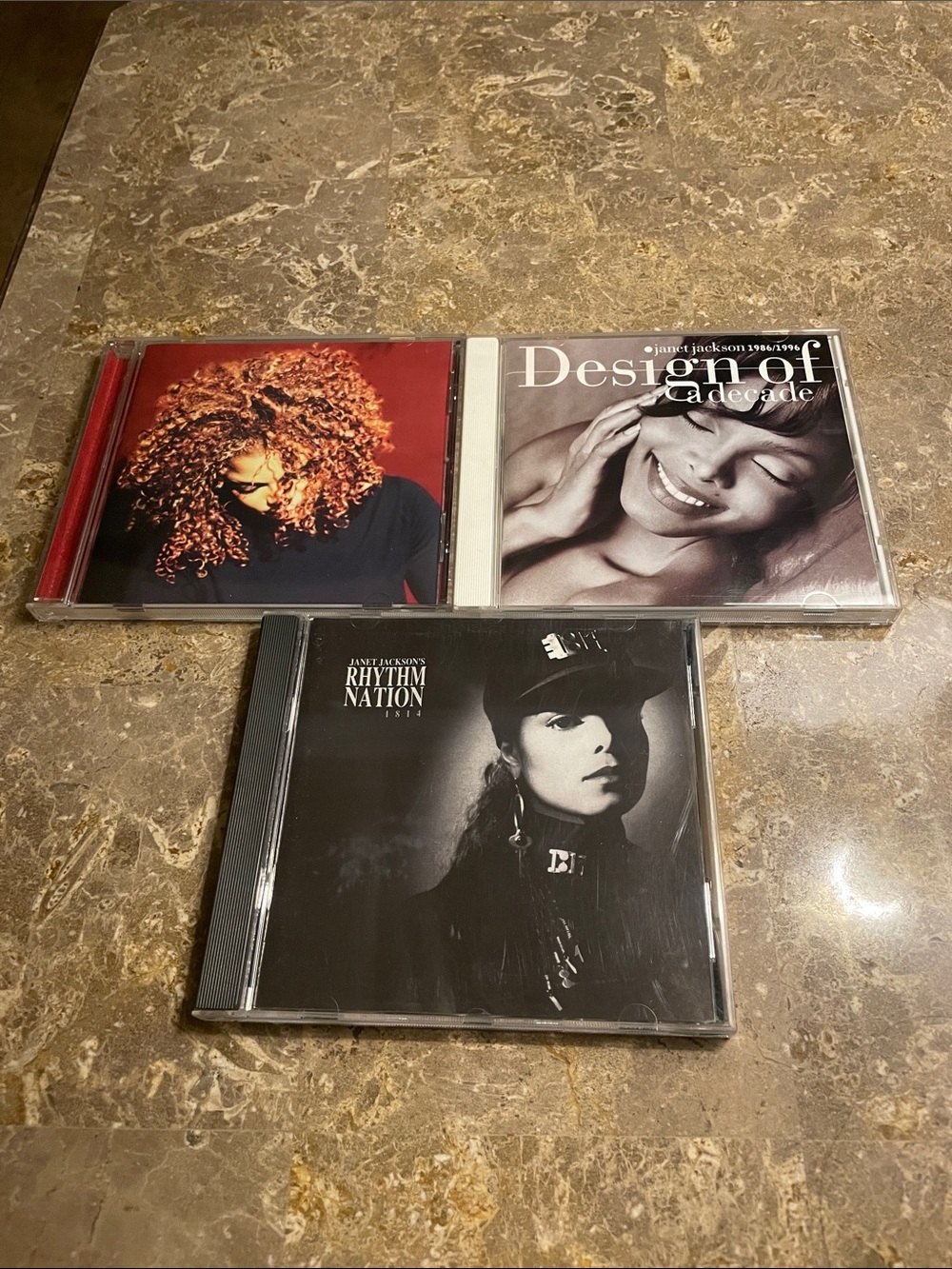 Janet Jackson Three (3) CD Bundle